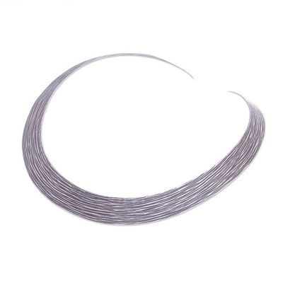Alternate image for Hand Made Silver Choker from Thailand Mystic Mind