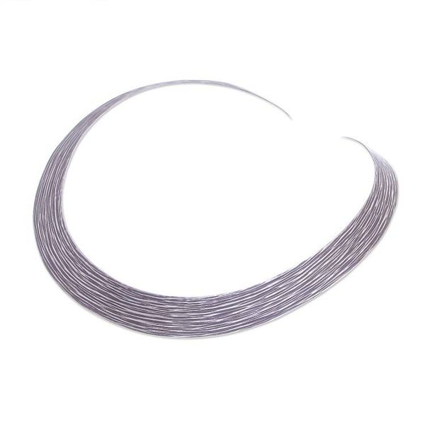 Alternate image for Hand Made Silver Choker from Thailand Mystic Mind