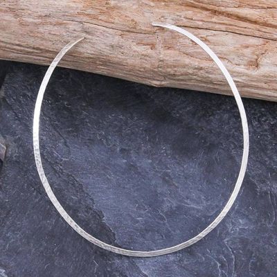 Primary image for Hand Crafted Hammered Sterling Silver Collar from Thailand Adventure Time
