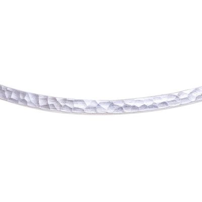 Alternate image for Hand Crafted Hammered Sterling Silver Collar from Thailand Adventure Time