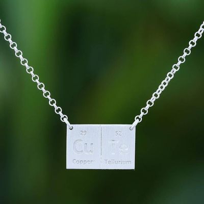 Alternate image for Thai Pendant Necklace Handcrafted in Sterling Silver Formula for Cute