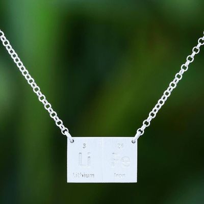 Primary image for Sterling Silver Pendant Necklace Handcrafted in Thailand Formula for Life