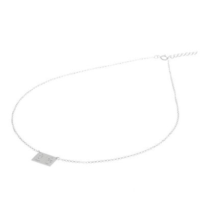 Alternate image for Sterling Silver Pendant Necklace Handcrafted in Thailand Formula for Life
