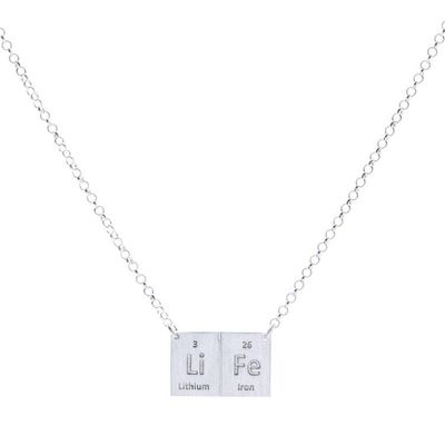 Alternate image for Sterling Silver Pendant Necklace Handcrafted in Thailand Formula for Life