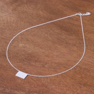 Alternate image for Fair Trade Thai Sterling Silver Pendant Necklace Formula for Nice
