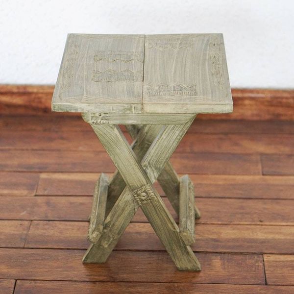 Alternate image for Handcrafted Rustic Wood Folding Table Picnic Time