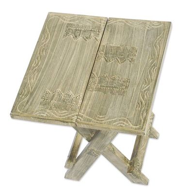 Alternate image for Handcrafted Rustic Wood Folding Table Picnic Time