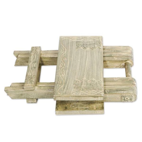 Alternate image for Handcrafted Rustic Wood Folding Table Picnic Time