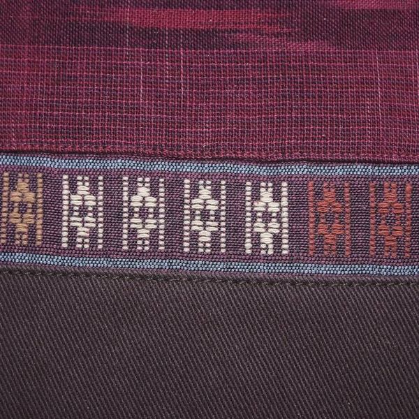 Alternate image for Thai Handwoven Cotton Shoulder Bag with Leather Accents Northern Thai Charm