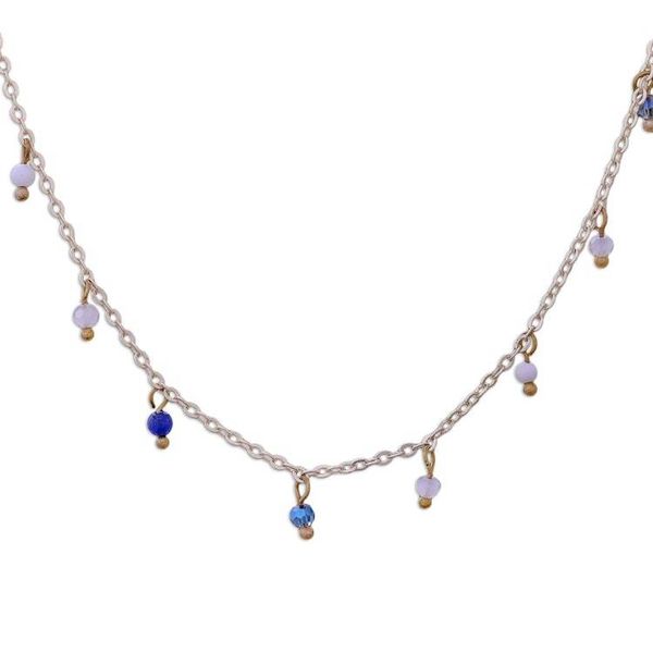 Alternate image for Gold Plated Quartz Charm Necklace from Thailand Fabulous Night