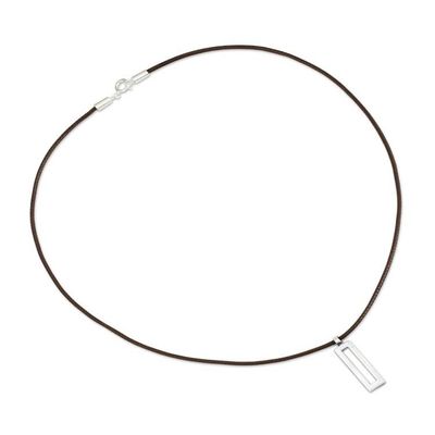 Alternate image for Thai Brushed Silver Necklace View