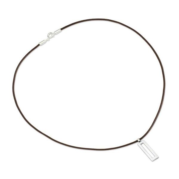 Alternate image for Thai Brushed Silver Necklace View