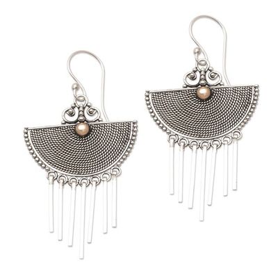 Primary image for Gold-Accented Sterling Silver Dangle Earrings Summer Wind