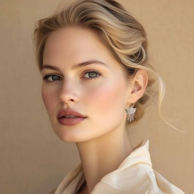 Alternate image for Gold-Accented Sterling Silver Dangle Earrings Summer Wind