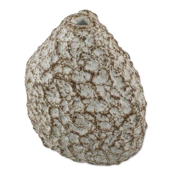 Alternate image for Recycled Paper Decorative Vase in Beige from Thailand Coral Mountain