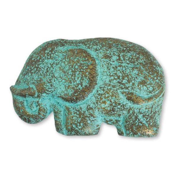 Alternate image for Elephant Wall Adornment Handmade Recycled Paper Sculpture Elephant Honor