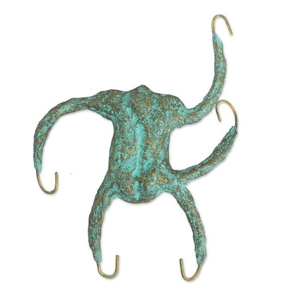 Alternate image for Recycled Paper Monkey Wall Art Sculpture Crafted by Hand Playful Monkey
