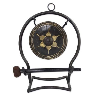 Alternate image for Iron and Brass Gong 5 Inch Thai Harmony