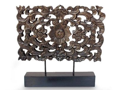 Alternate image for Wood Flower Sculpture Floral Magnificence