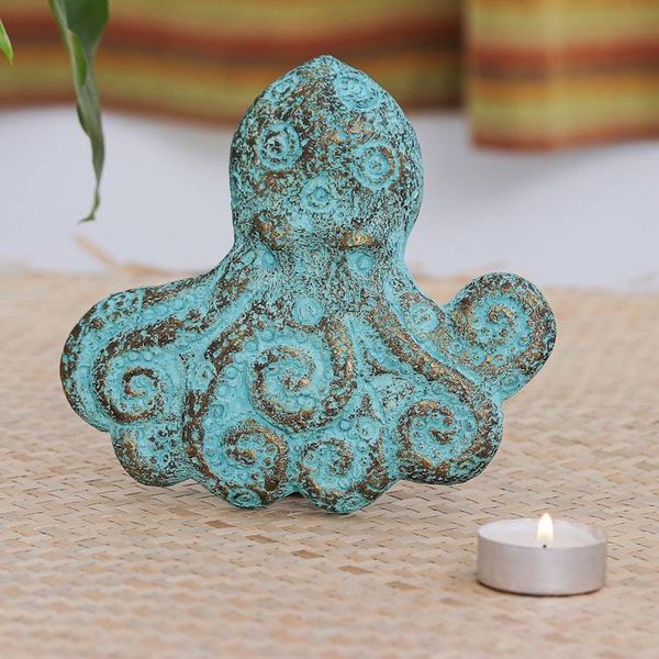 Alternate image for Octopus Recycled Paper Wall Sculpture from Thailand Octopus Power