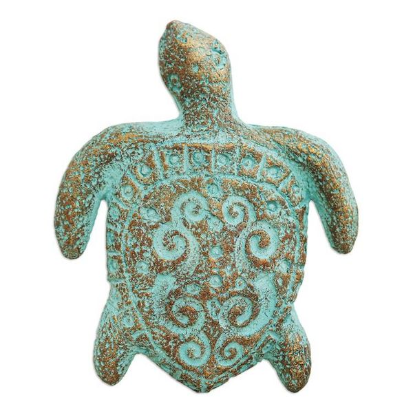 Alternate image for Recycled Paper Turtle Wall Art Sculpture Crafted by Hand Wise Old Turtle