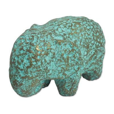 Alternate image for Eco-Friendly Recycled Paper Thai Elephant Sculpture Sleepy Elephant