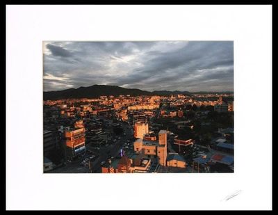 Alternate image for Cheongju City Korean Cityscape Color Photo Sunset over the City