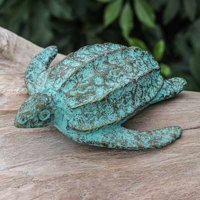 Primary image for Eco-Friendly Recycled Paper Turtle Sculpture from Thailand Eco Turtle