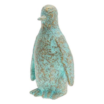 Alternate image for Eco-Friendly Recycled Paper Penguin Sculpture from Thailand Eco Penguin