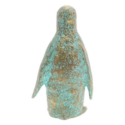 Alternate image for Eco-Friendly Recycled Paper Penguin Sculpture from Thailand Eco Penguin