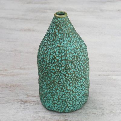 Alternate image for Dotted Recycled Paper Decorative Vase from Thailand Flowing Thoughts