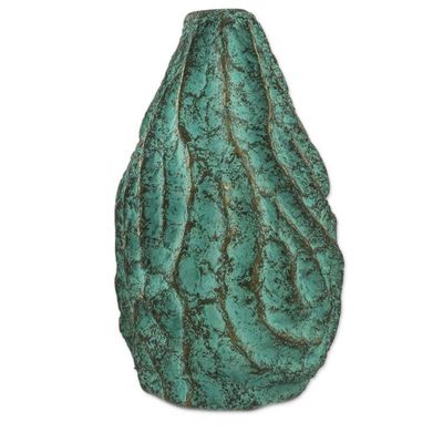 Alternate image for Wave Motif Recycled Paper Decorative Vase from Thailand Mystic Mountain