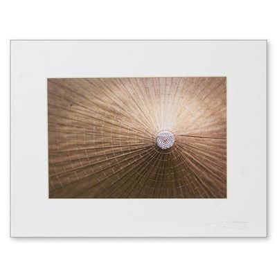 Primary image for Signed Color Photograph Print of Vietnamese Farmers Hat Vietnamese Farmers Hat