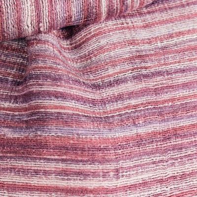 Alternate image for Hand Woven Red Purple and Pink 100 Silk Scarf Crimson Iridescence