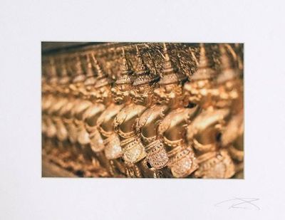 Alternate image for Original Photo Print of Golden Guardians in Bangkok Golden Guardians