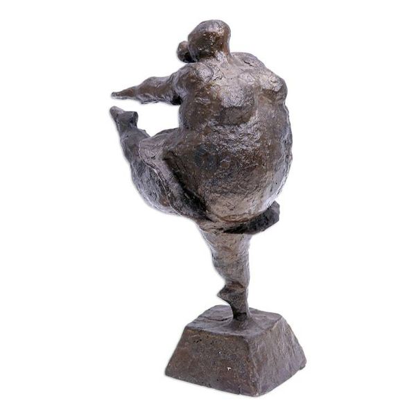 Alternate image for Hand Crafted Brass Ballerina Sculpture Pointed Toe