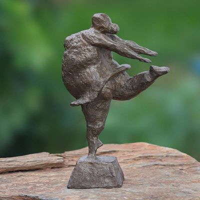 Alternate image for Hand Crafted Brass Ballerina Sculpture Pointed Toe