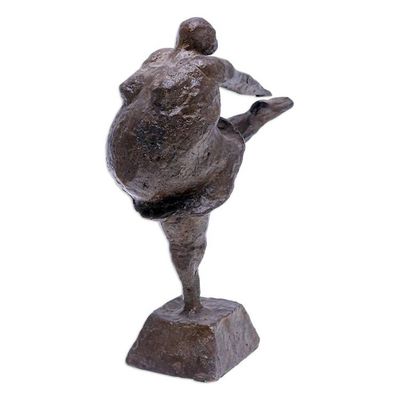 Alternate image for Hand Crafted Brass Ballerina Sculpture Pointed Toe
