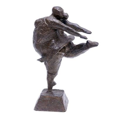 Alternate image for Hand Crafted Brass Ballerina Sculpture Pointed Toe