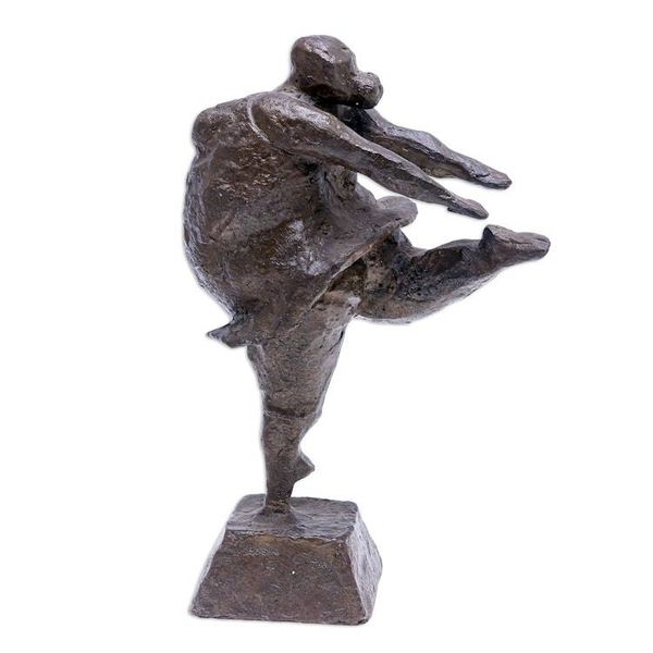 Alternate image for Hand Crafted Brass Ballerina Sculpture Pointed Toe