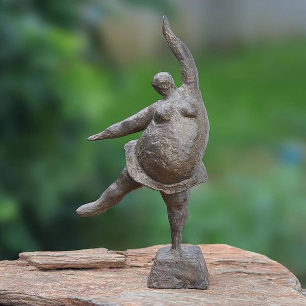 Alternate image for Mixed Metal Ballerina Sculpture Romantic Gesture