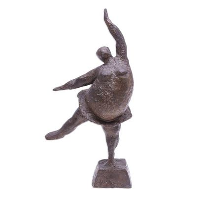 Alternate image for Mixed Metal Ballerina Sculpture Romantic Gesture