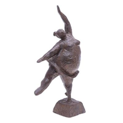 Alternate image for Mixed Metal Ballerina Sculpture Romantic Gesture