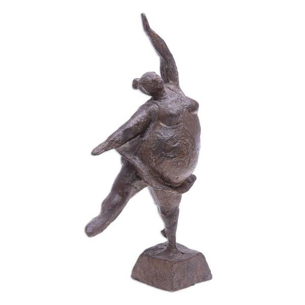 Alternate image for Mixed Metal Ballerina Sculpture Romantic Gesture