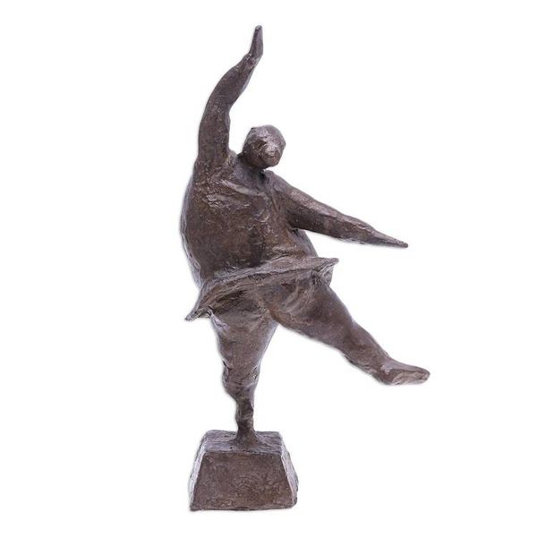 Alternate image for Mixed Metal Ballerina Sculpture Romantic Gesture