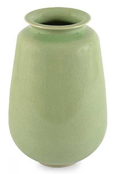 Alternate image for Green Celadon Ceramic Vase Magic
