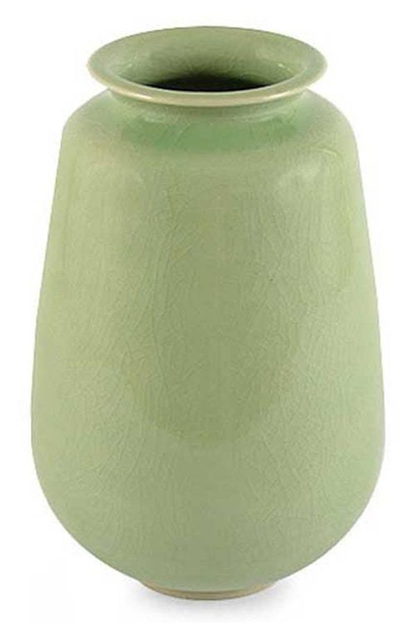 Alternate image for Green Celadon Ceramic Vase Magic