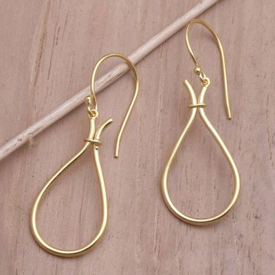 Main image for Dangle Earrings in 18k Gold Plated Brass Start to Finish