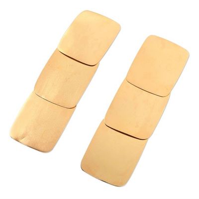 Alternate image for Hand Crafted Gold-Plated Dangle Earrings Reflection of Life