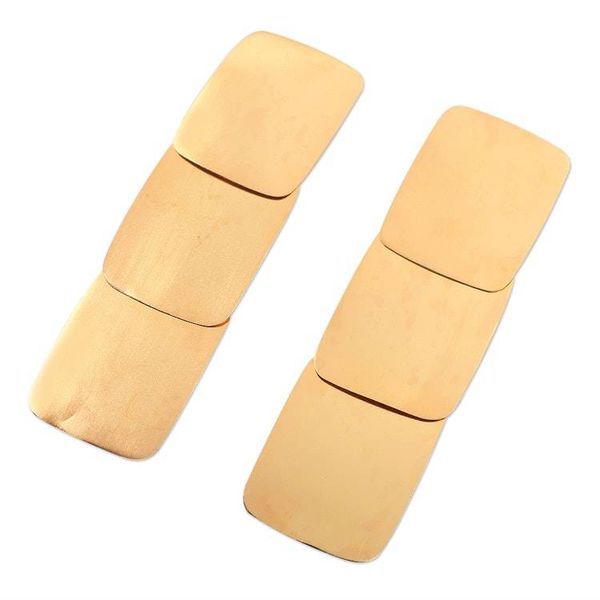 Alternate image for Hand Crafted Gold-Plated Dangle Earrings Reflection of Life